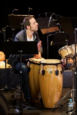 Prabhu EDOUARD (Tablas) et Johann BERBY (Basse)