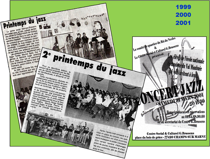 articles 1999 et 2000,affiche 2001